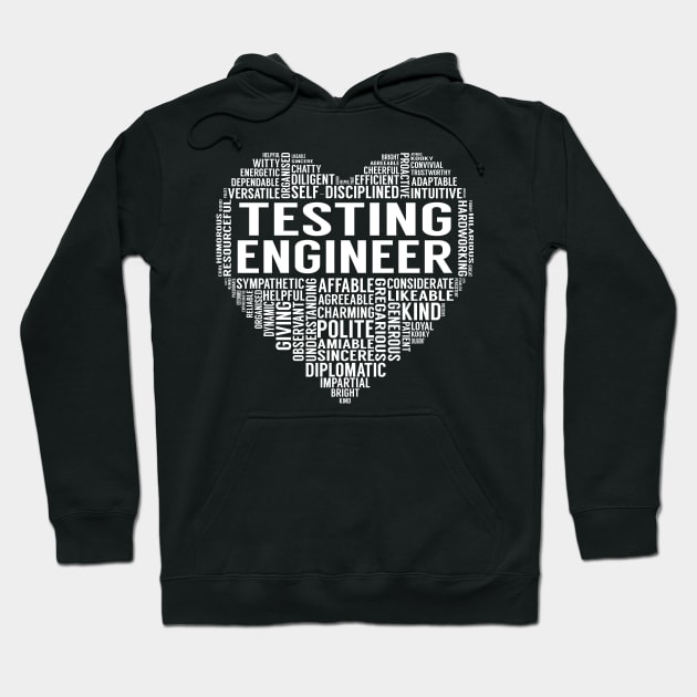 Testing Engineer Heart Hoodie by LotusTee